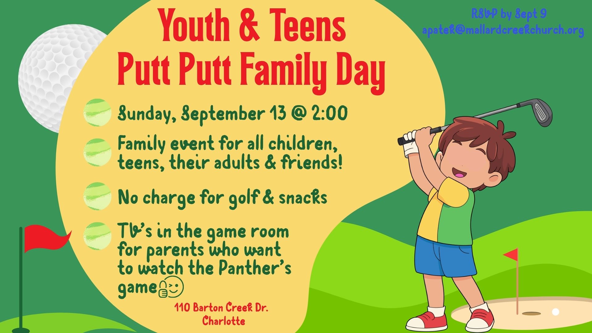 Family Putt Putt Day mallard-creek-presbyterian-church