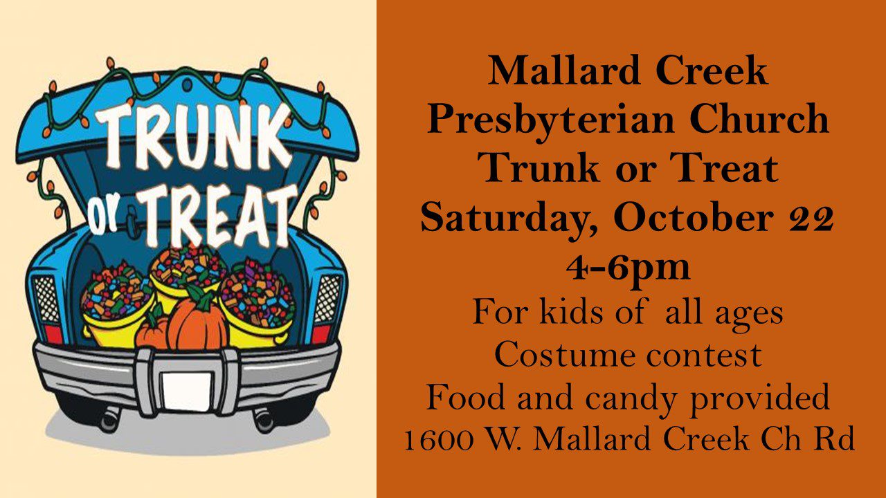 trunk or treat 2022 announcement